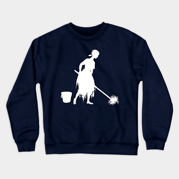 Arthur Rackham Cinderella Silhouette Crewneck Sweatshirt by Pixelchicken